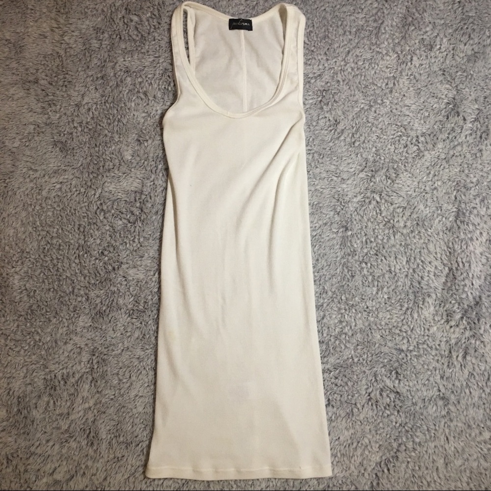 white long tank top